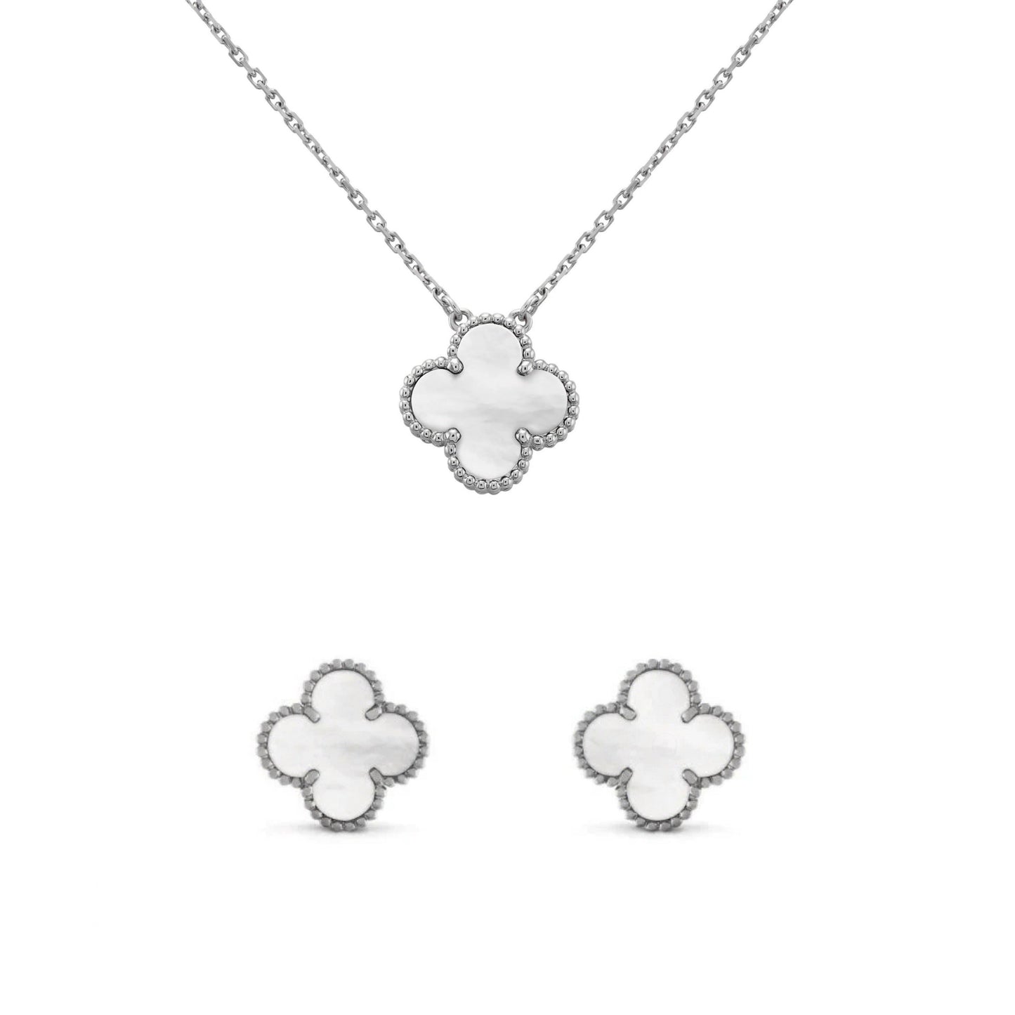 Camilla Set - Silver + White