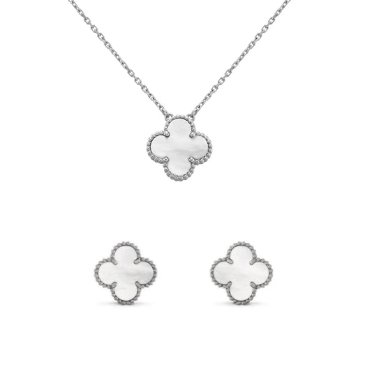 Camilla Set - Silver + White